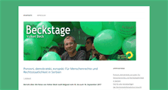 Desktop Screenshot of beckstage.volkerbeck.de